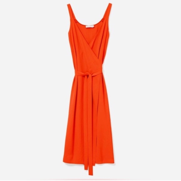 Everlane Japanese Go Weave Midi Wrap Dress - Picture 11 of 14